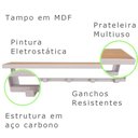Ver imagem 7 de Cabideiro Strassis Design Sd-3504 Branco
