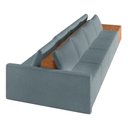 Ver imagem 7 de Sofá Ilha 4 Lugares Living 392cm Modulado para Sala Lary Bouclê Azul K01 - D'Rossi