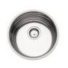 Cuba Inox de sobrepor Redonda Ø 30 cm Acompanha válvula de Ø 3 1/2 - 1