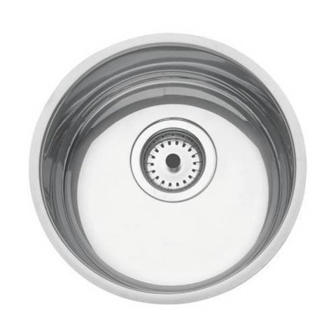 Cuba Redonda Em Aço Inox Polido 35cm com Válvula 3.1/2" - 35 Bl - Tramontina