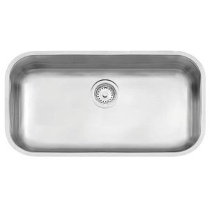 Cuba Inox de Embutir 56x34 Cm com Válvula de 3 1/2 Lavínia 56 Bl Tramontina Acetinada