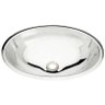 Cuba de Inox para Lavabo Oval de Luxo 36x26x11cm - Tramontina - 1