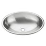 Cuba Lavabo Inox Oval 36X26 Ac C/Furo Para Válvula Perfecta 94113107 - 1