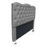 Cabeceira Super King para Cama Box Casal Agnes - Suede - Sv Decor:cinza Claro - 2