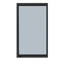 Ver imagem 2 de Vitrô Capelinha de Alumínio 120x40cm Preto Allo Esquadrias