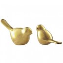 Ver imagem 4 de Kit Pássaro Cerâmica 2 peças Mart Collection Dourado
