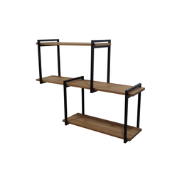 Nicho Suspenso 120x30 Vintage Duplo/amadeirado Claro 05 - 1