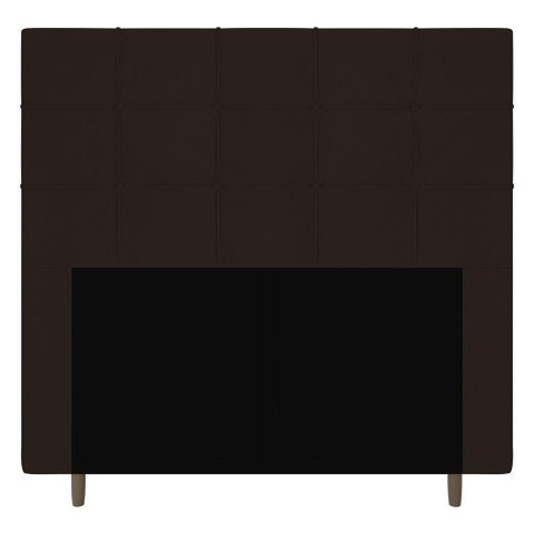 Cabeceira Cama Box Solteiro Leiria 90cm Corano Marrom