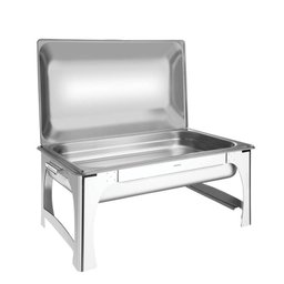 Rechaud Retangular Aço Inox Tipo Removível com Guias - 1