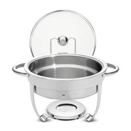Rechaud banho-maria aço inox com tampa de vidro temperado Tramontina - 61041/013 - 1