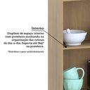 Ver imagem 7 de Armário Aéreo de Cozinha Canto Reto 95cm 2 Portas Classic Luciane Móveis