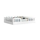 Ver imagem 1 de Cama Casal Infantil Montessoriana Helo Branco + Brinde Luminária Led