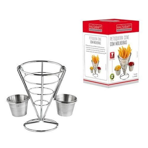 Petisqueira Cone com Molheiras - Hauskraft