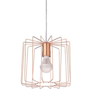 Pendente 6155 Retangular Aramado Cobre