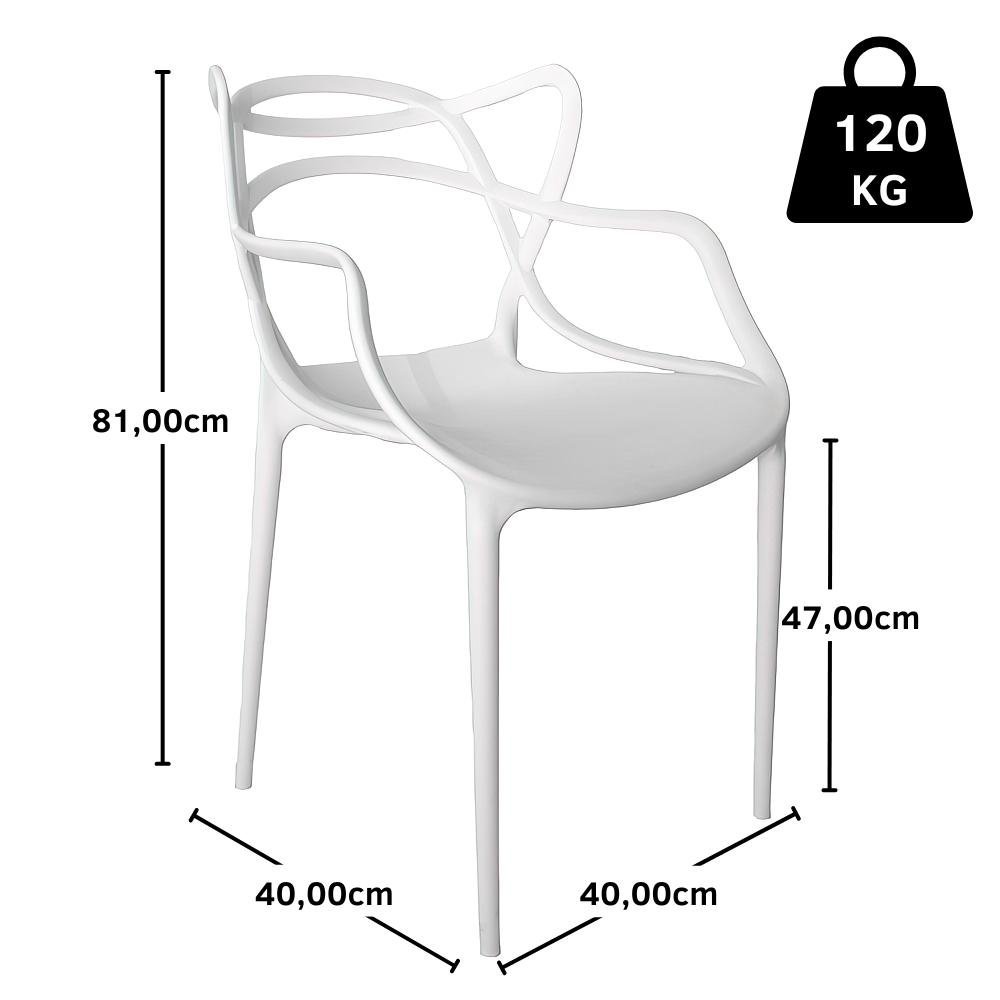 Kit 2 Cadeiras Allegra - Branco - 7