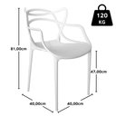 Ver imagem 7 de Kit 2 Cadeiras Allegra - Branco