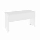 Ver imagem 6 de Mesa Escrivaninha Retangular 135cm x 60cm Tampo 30mm com Gaveteiro 2 Gavetas F5 Office Cor:Branco