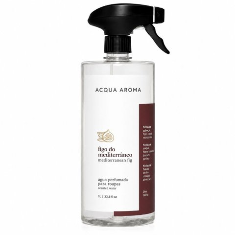 Água Perfumada para Roupas Acqua Aroma Dia a Dia 1l Figo do Mediterrâneo