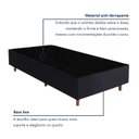 Ver imagem 3 de Base Box Solteiro 88cm x 34cm Slim Colchoarte Preto