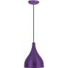 Pendente Funil Peq 60 38 Redondo 20x15 1 Lâmpada Roxo Pantoja&Carmona - 1