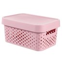 Ver imagem 1 de Cesto Organizador Modular Infinity 4.5 Litros Curver Pink Keter