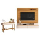 Ver imagem 1 de Home Suspenso Astor Cinamomo Off White com Aparador Fiero Off White Cinamomo - Hb Móveis