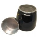 Ver imagem 2 de Cafeteira Italiana Aluminio Preta 3 Xícaras Cafés 150 Ml