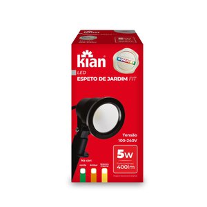 ESPETO LED DE JARDIM 5W 3000K - KIAN