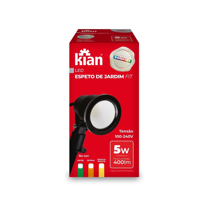 ESPETO LED DE JARDIM 5W 3000K - KIAN
