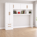 Ver imagem 1 de Modulado com Aéreo 5 Portas 2 Gavetas Velvet -grand Line