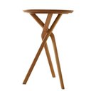 Ver imagem 2 de Mesa Bistro Ballare Tampo Redondo 60cm Moderna Mobília Imbuia Natural