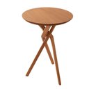 Ver imagem 1 de Mesa Bistro Ballare Tampo Redondo 60cm Moderna Mobília Imbuia Natural