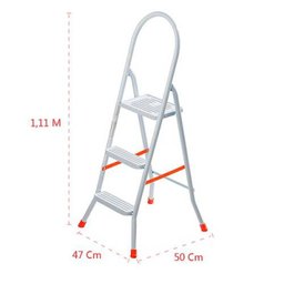Escada doméstica 3 degraus - maxiutil - - 2
