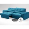 Sofá com Carregador Usb e Molas no Assento Retrátil Reclinável Mimo 2,00m Velosuede Royal - Netsofas - 5
