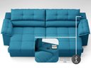 Ver imagem 6 de Sofá com Carregador Usb e Molas no Assento Retrátil Reclinável Mimo 2,00m Velosuede Royal - Netsofas