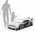 Ver imagem 2 de Cama Carro com Baú Infantil Sport Branco