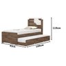 Cama Bibox Luiza Solteiro Castanho/Off White– Vitamov - 3