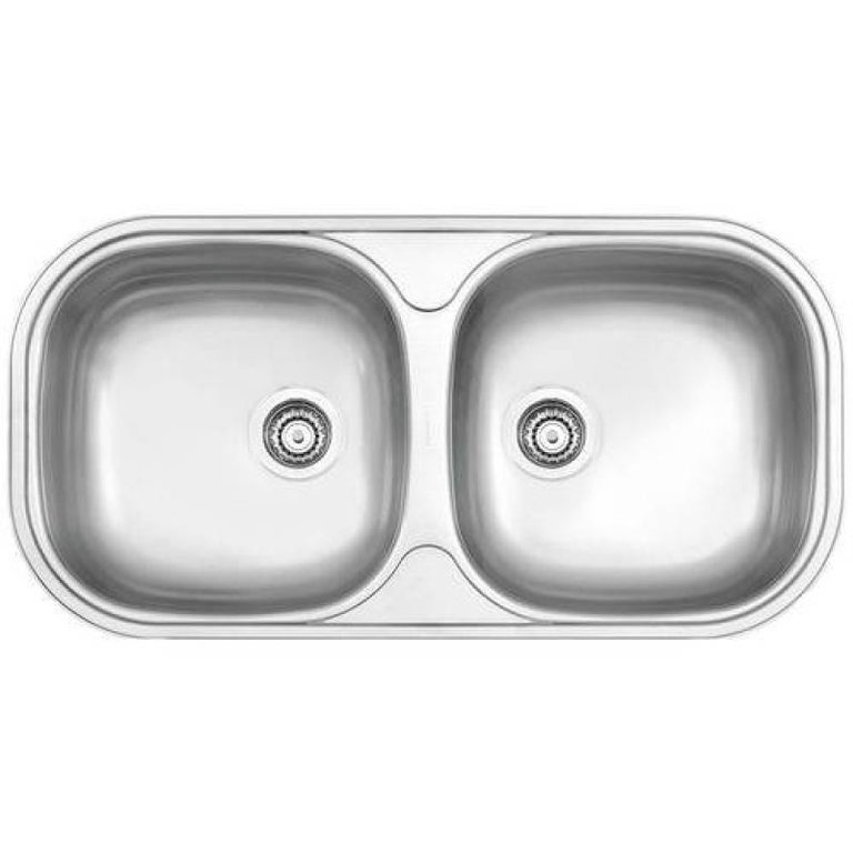 Cuba Dupla Para Cozinha Inox Monobloco 94032102 Tramontina