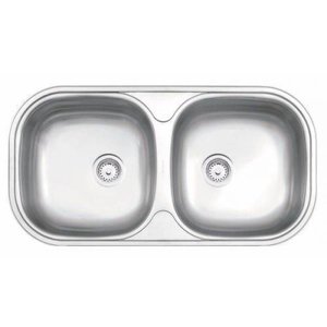 Cuba Dupla de Embutir para Cozinha Tramontina 78cmx40cmx15cm