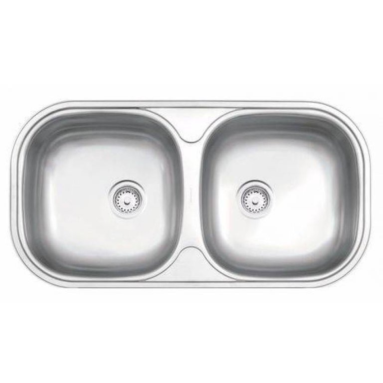 Cuba Dupla de Embutir para Cozinha Tramontina 78cmx40cmx15cm