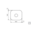 Ver imagem 4 de Cuba em aço inox polido 40x34 cm STANDARD - TRAMONTINA