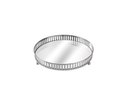 Ver imagem 1 de Bandeja em Metal C/espelho Prata 20Cm