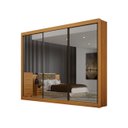 Ver imagem 2 de Guarda Roupa Casal 3 Portas Espelhado Milano - Arbo Design