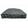 Almofada Turca Futon Cadeiras Bancos Áreas 60x60 Cm Cinza Escuro - 4