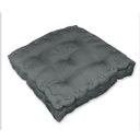 Ver imagem 5 de Almofada Turca Futon Cadeiras Bancos Áreas 60x60 Cm Cinza Escuro