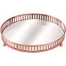 Bandeja de Metal com Espelho Cobre Cirkel 7180 Mart - 1
