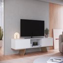 Ver imagem 1 de Rack para TV até 60 Polegadas com 2 Portas e 1 Nicho Nobu