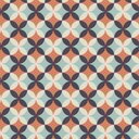 Ver imagem 1 de Adesivo  de Azulejo Flores Laranja Marrom Branco - G 20x20cm