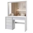 Ver imagem 1 de Camarim Prime com LED 5 Gavetas - Mavaular Branco