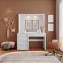 Ver imagem 5 de Camarim Prime com LED 5 Gavetas - Mavaular Branco